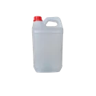 Jerigen Plastik 5 Liter Natural Termasuk Tutup Luar dan Dalam (Plug) Warna Tutup merah 1