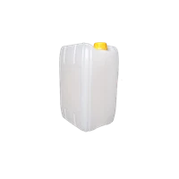Jerigen Plastik MGE 20 Liter Natural Termasuk Tutup Luar dan Dalam (Plug) Warna Tutup Kuning
