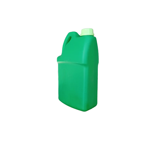 Jerigen Plastik Hijau 4.5 Liter Termasuk Tutup Luar dan Dalam (Plug)