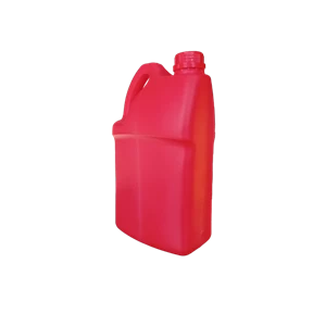 Jerigen Plastik Merah 4.5 Liter Termasuk Tutup Luar dan Dalam (Plug)