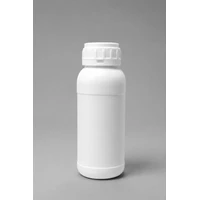 Plastic Bottle Guela 500 ml includes outer and inner lid (plug) milky white color