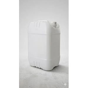 Jerigen Plastik Natural 10 Liter Termasuk Tutup Luar dan Dalam (Plug) Warna Tutup Putih