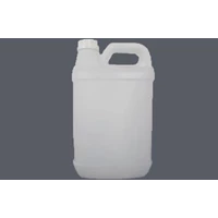 Jerigen Plastik 5 Liter Natural Termasuk Tutup Luar dan Dalam (Plug) 